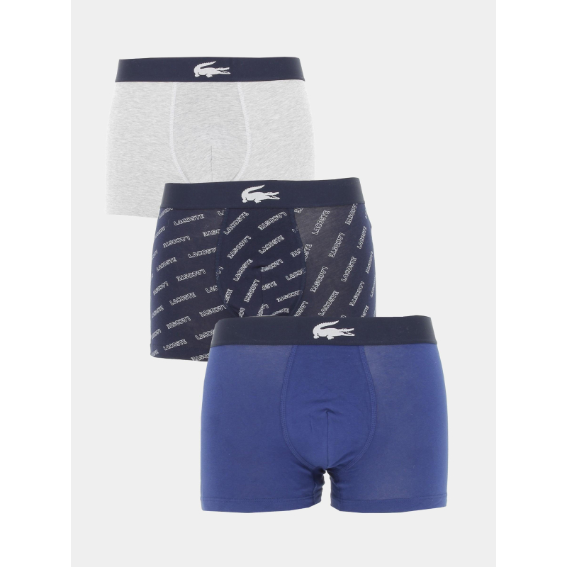 Pack 3 boxers bleu marine homme - Lacoste