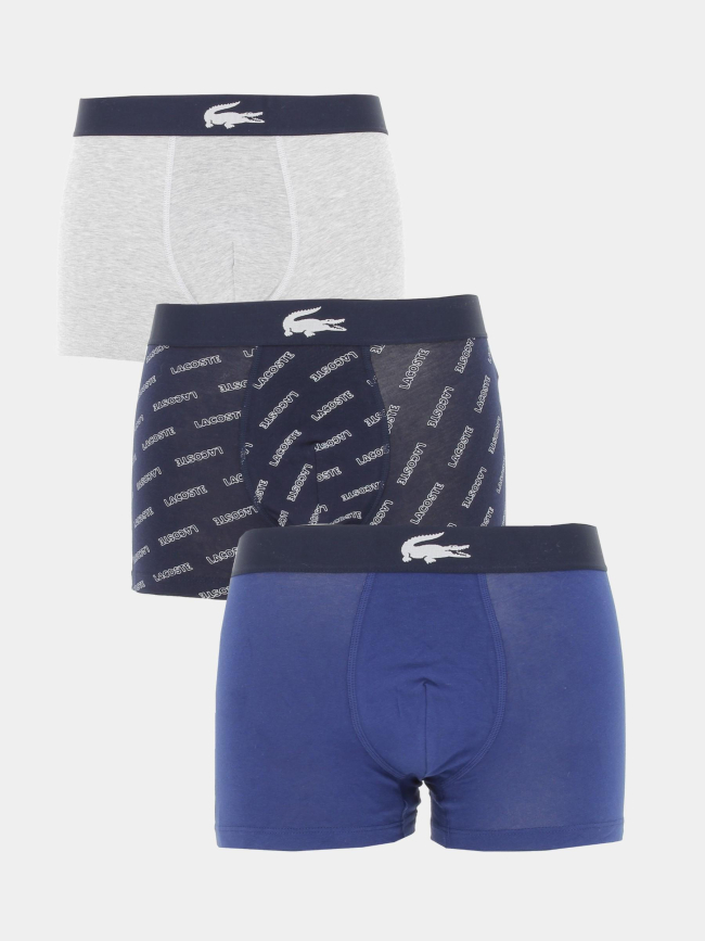 Pack 3 boxers bleu marine homme - Lacoste