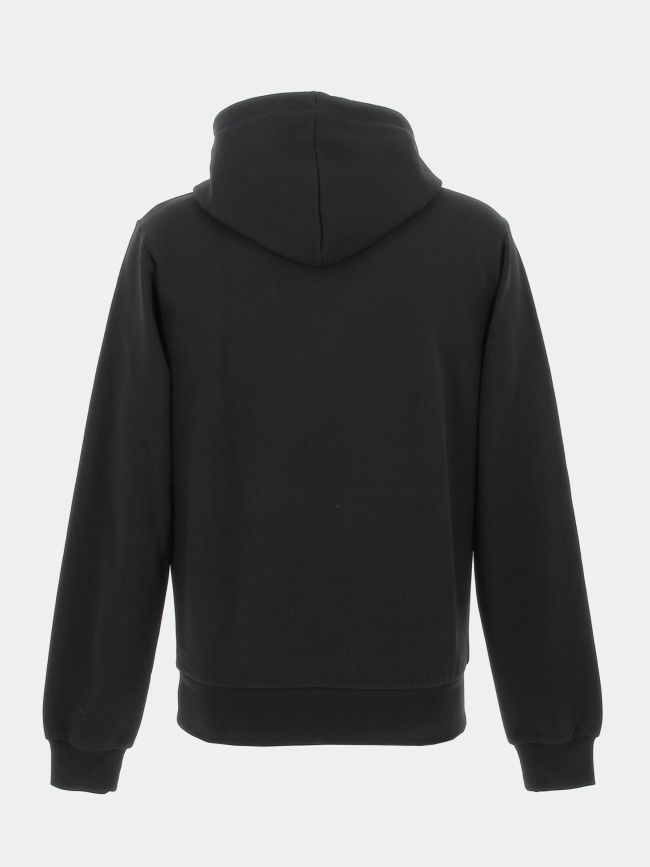 Sweat à capuche uni logo noir homme - Lacoste