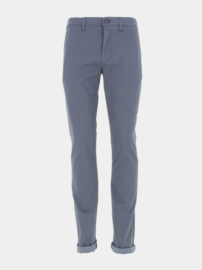 Pantalon chino bleecker printed bleu homme - Tommy Hilfiger