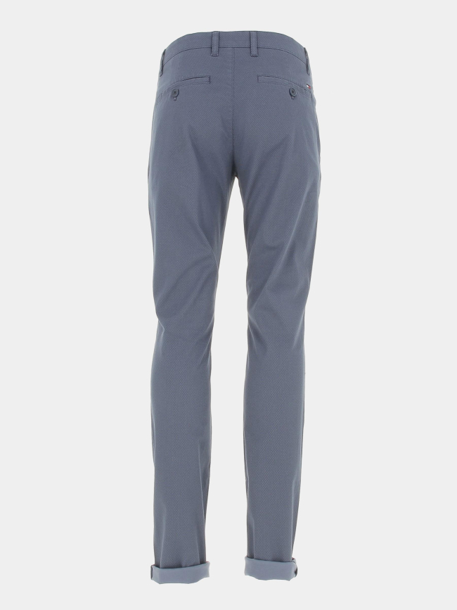 Pantalon chino bleecker printed bleu homme - Tommy Hilfiger