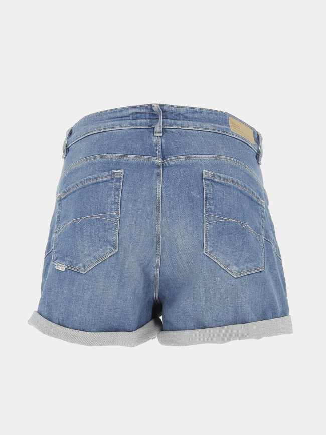 Short en jean secret glamour bleu femme - Salsa