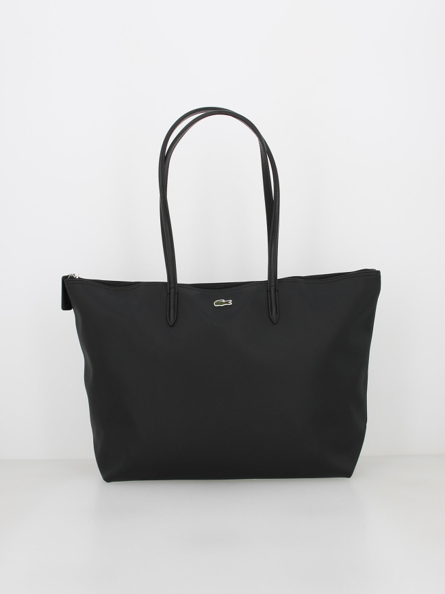 Sac shopping noir femme - Lacoste