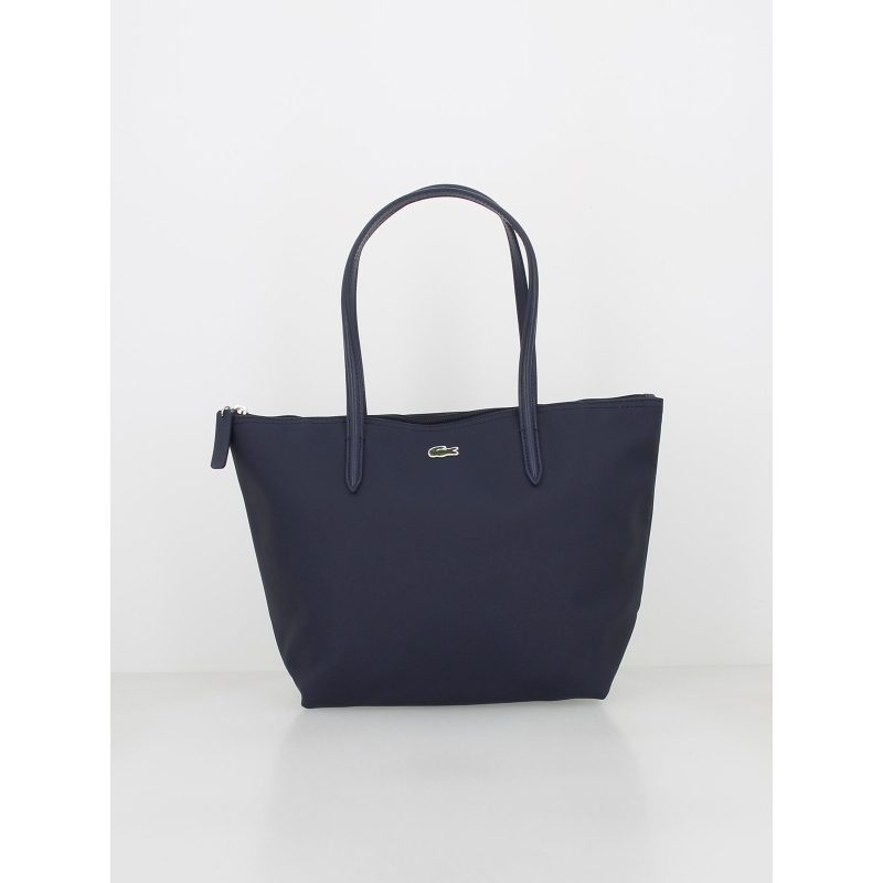 Sac à main shopping bleu marine femme - Lacoste