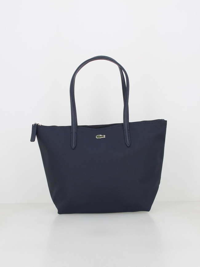 Sac à main shopping bleu marine femme - Lacoste