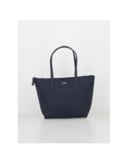 Sac à main shopping bleu marine femme - Lacoste