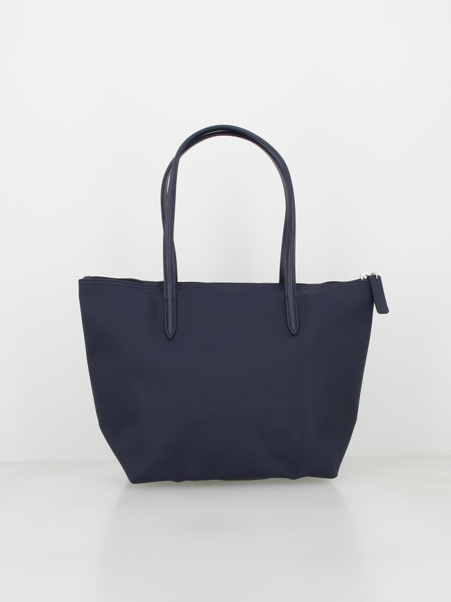 Sac à main shopping bleu marine femme - Lacoste