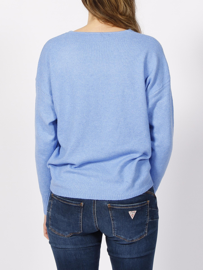 Pull rica life bleu femme - Only