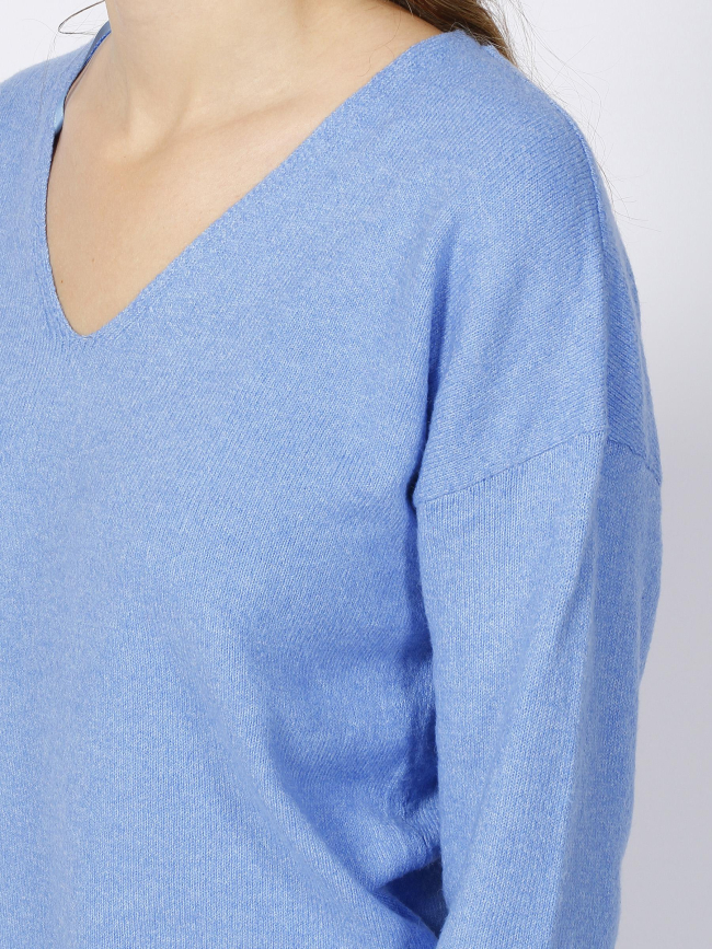 Pull rica life bleu femme - Only