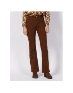 Pantalon bootcut lancelot marron femme - La Petite Etoile