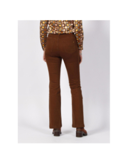 Pantalon bootcut lancelot marron femme - La Petite Etoile