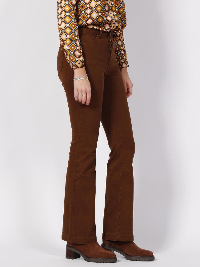 Pantalon bootcut lancelot marron femme - La Petite Etoile