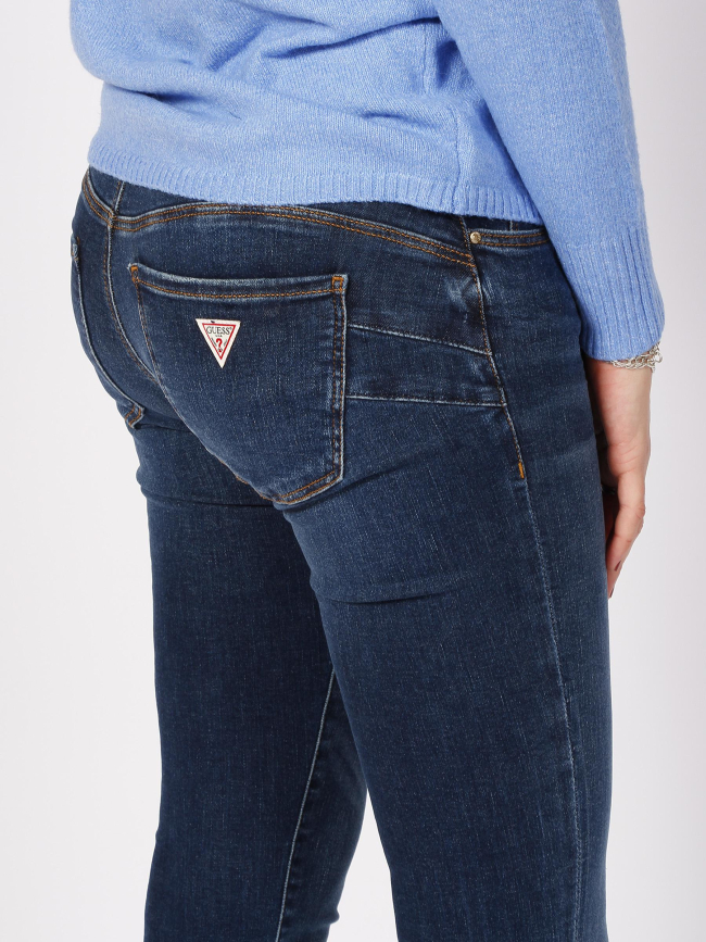Jean skinny shape up bleu marine femme - Guess