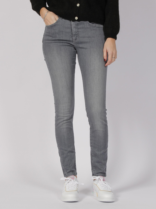 Jean skinny secret gris femme - Salsa