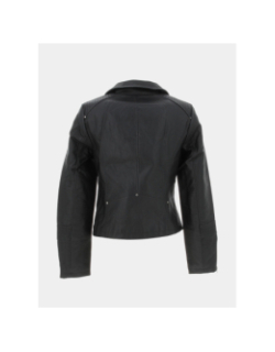 Veste perfecto simili cuir gemma noir femme - Only