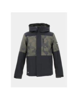 Veste de ski mission block noir enfant - Quiksilver