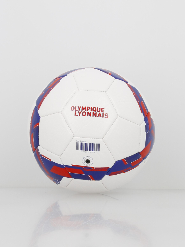 Ballon de football supporter OL t5 blanc - Olympique Lyonnais