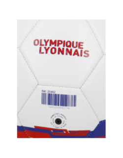 Ballon de football supporter OL t5 blanc - Olympique Lyonnais