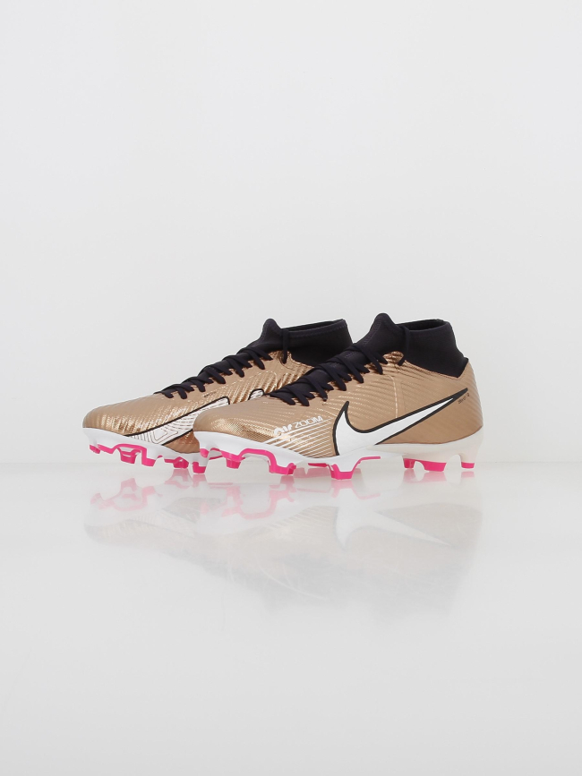 Chaussures de football superfly 9 FG métallisé - Nike