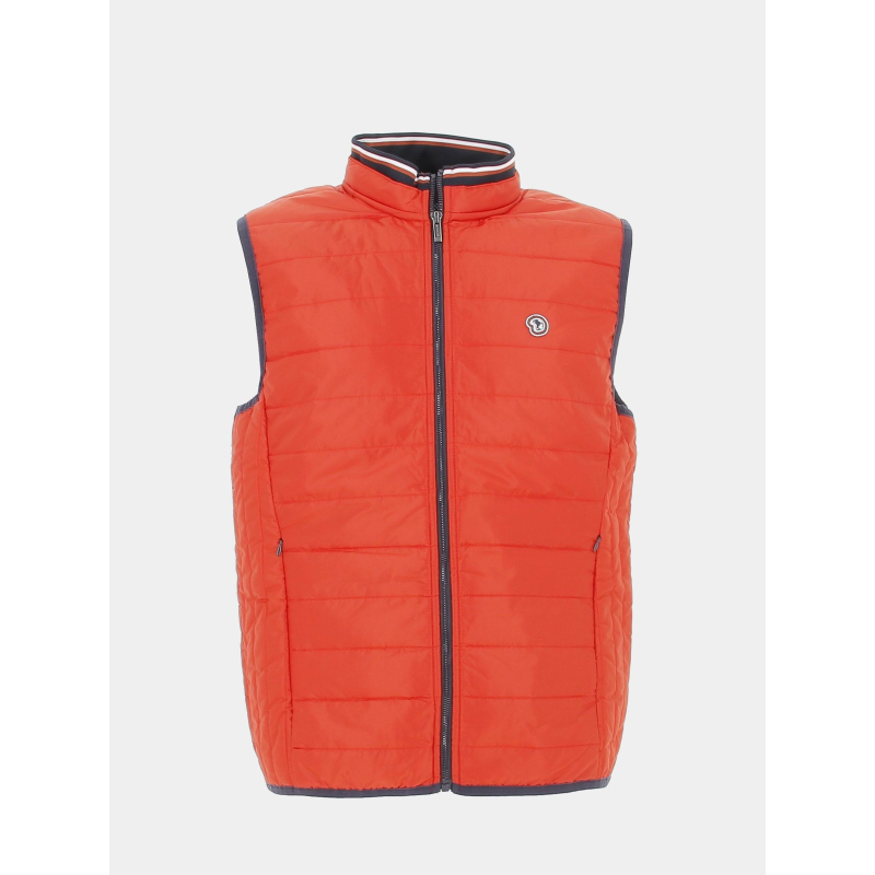 Veste sans manche stallone orange homme - Benson & Cherry