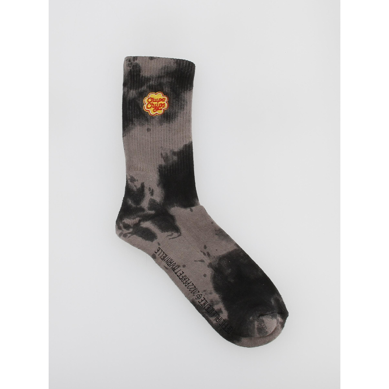 Chaussettes tie and dye chupa chups gris - Capslab