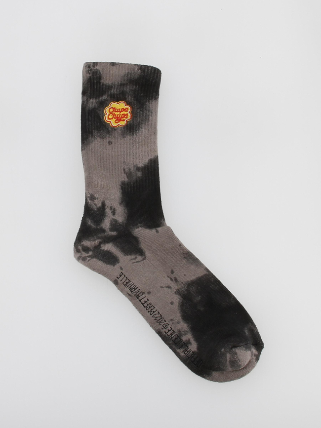 Chaussettes tie and dye chupa chups gris - Capslab