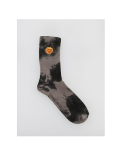 Chaussettes tie and dye chupa chups gris - Capslab