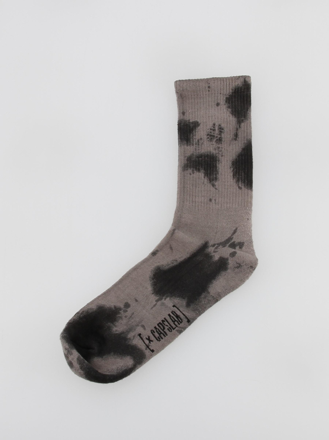 Chaussettes tie and dye one peace gris - Capslab