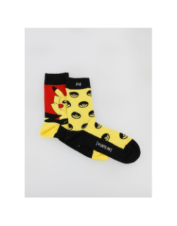 Chaussettes pokémon pikachu jaune - Capslab