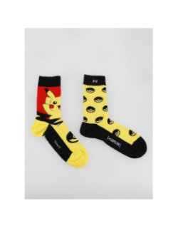 Chaussettes pokémon pikachu jaune - Capslab