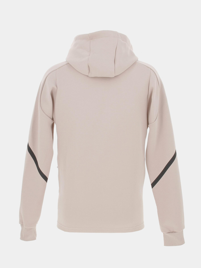 Sweat à capuche zippé designed 4 gameday beige homme - Adidas