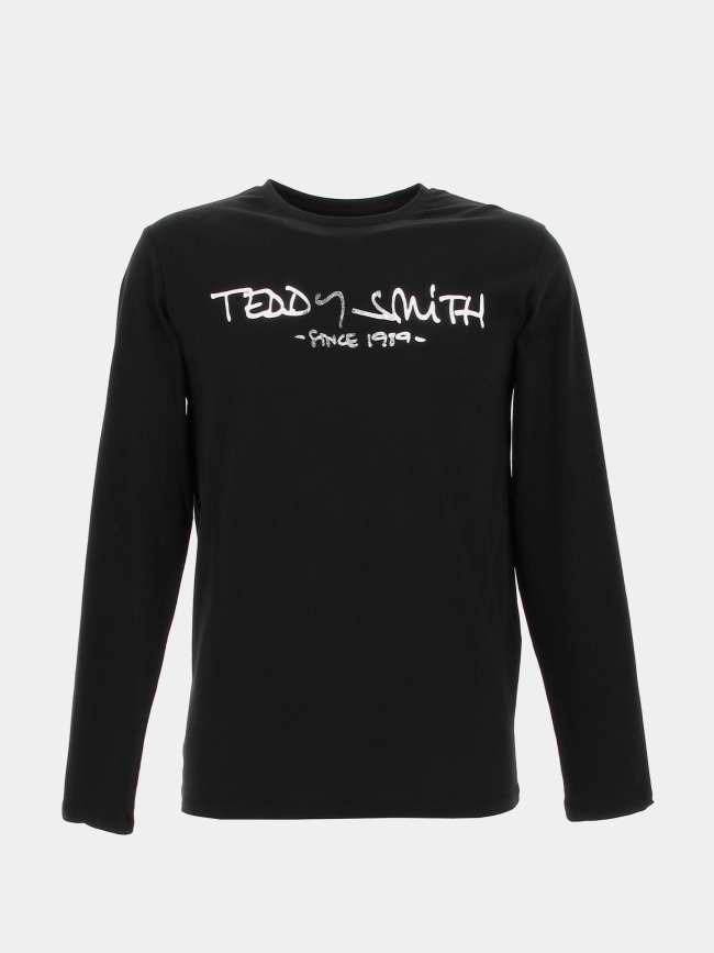 T-shirt manches longues ticlass noir argent homme - Teddy Smith