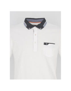 Polo gabana blanc homme - Benson & Cherry