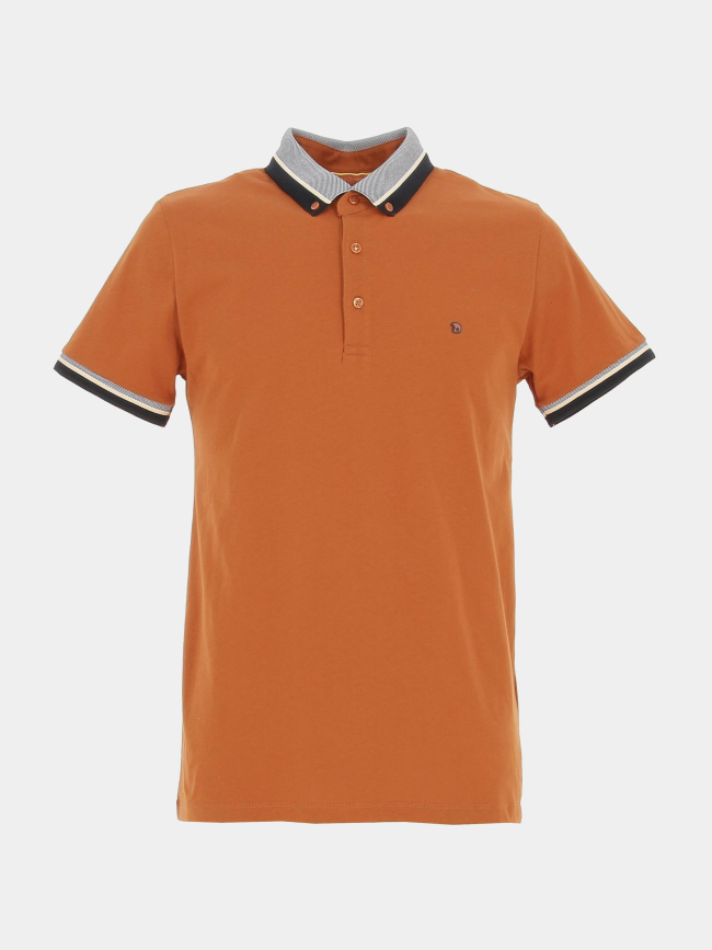Polo galy orange homme - Benson & Cherry