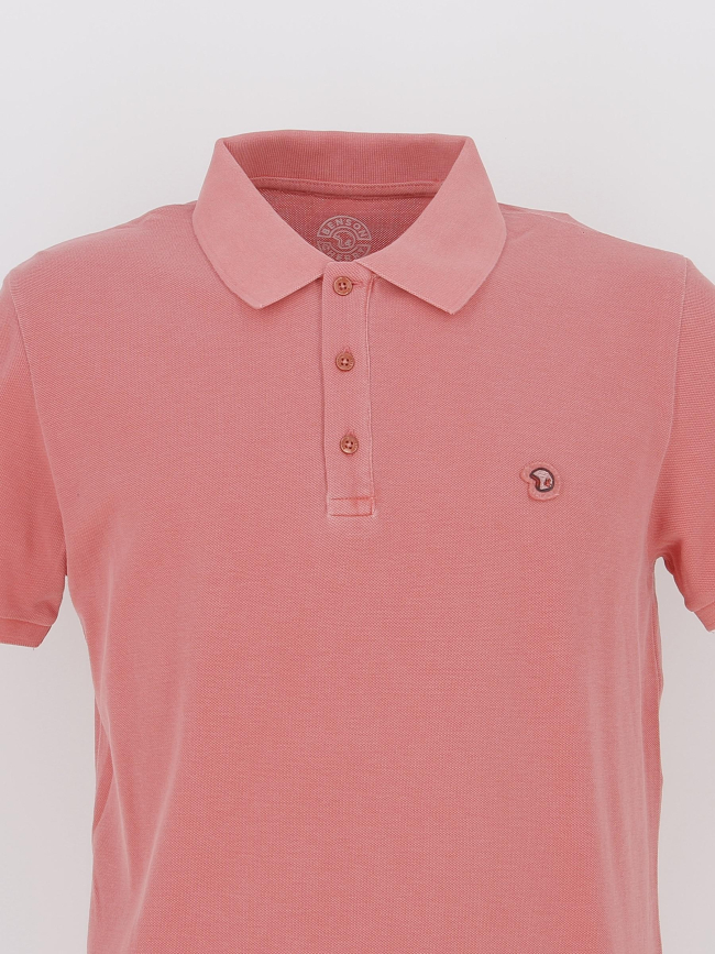 Polo signature giovan rouge homme - Benson & Cherry