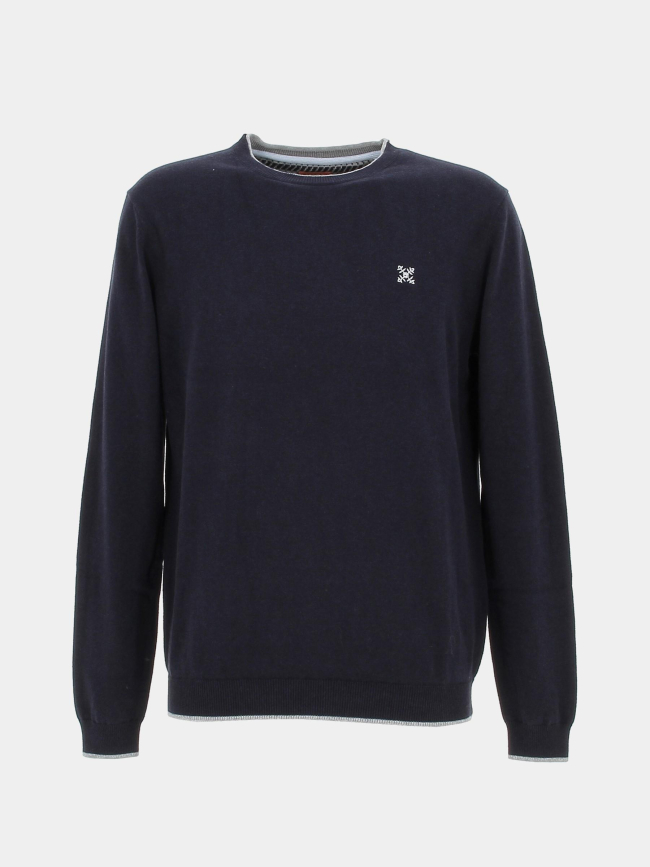 Pull essentiel peroni bleu marine homme - Oxbow