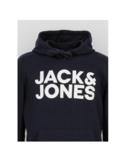 Sweat à capuche corporate bleu marine homme - Jack & Jones