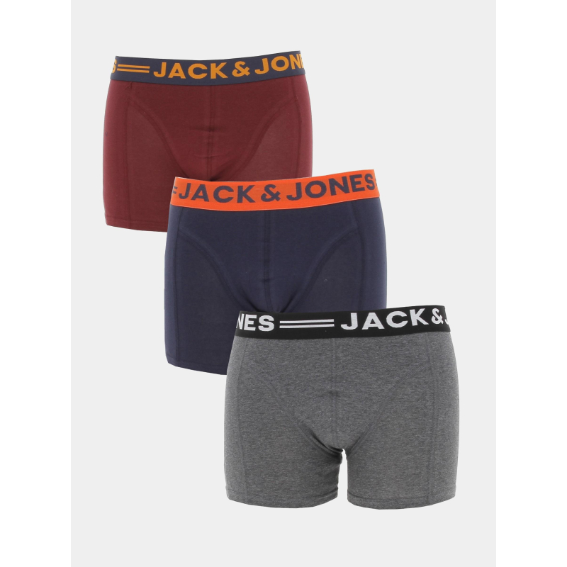 Pack 3 boxers lichfield multicolore homme - Jack & Jones