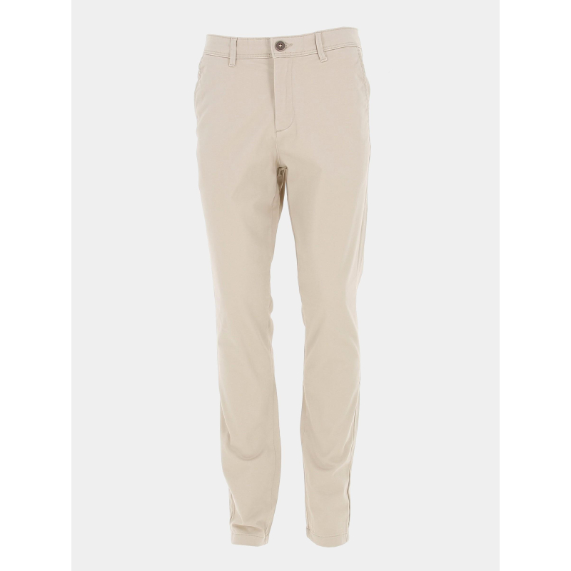 Pantalon chino marco bowie beige homme - Jack & Jones