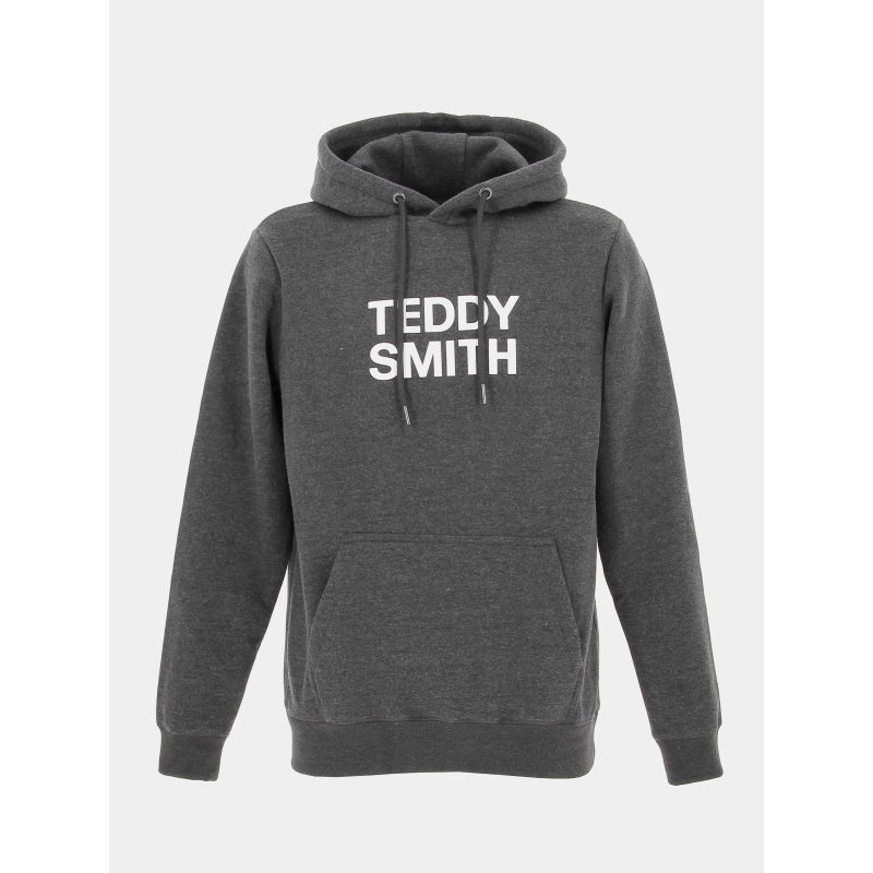 Sweat à capuche siclass gris anthracite homme - Teddy Smith