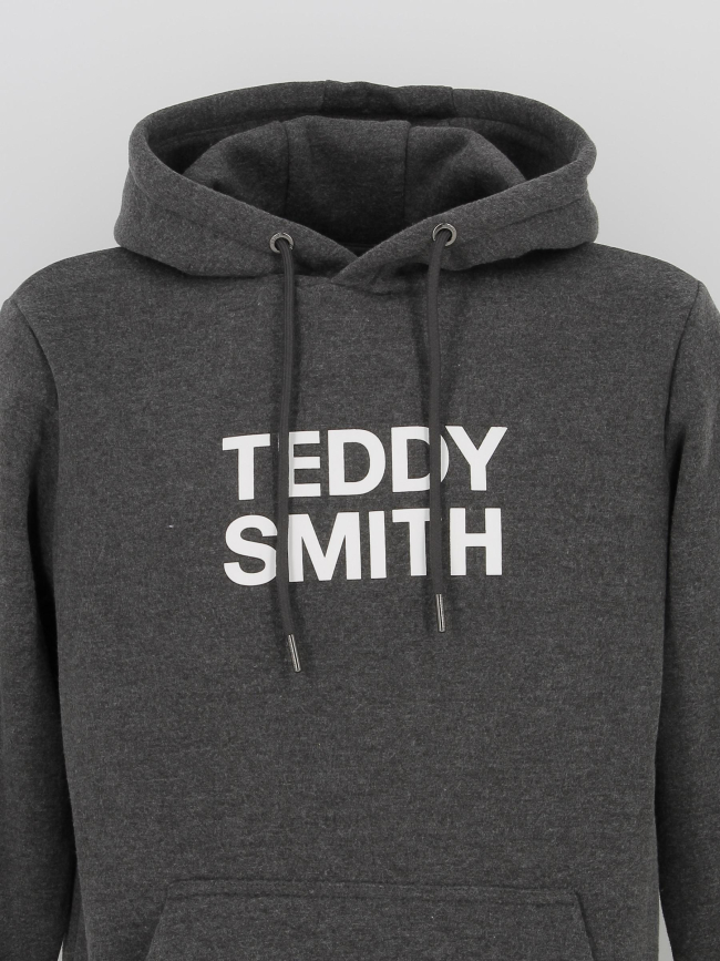 Sweat à capuche siclass gris anthracite homme - Teddy Smith