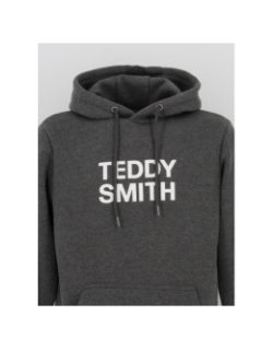 Sweat à capuche siclass gris anthracite homme - Teddy Smith