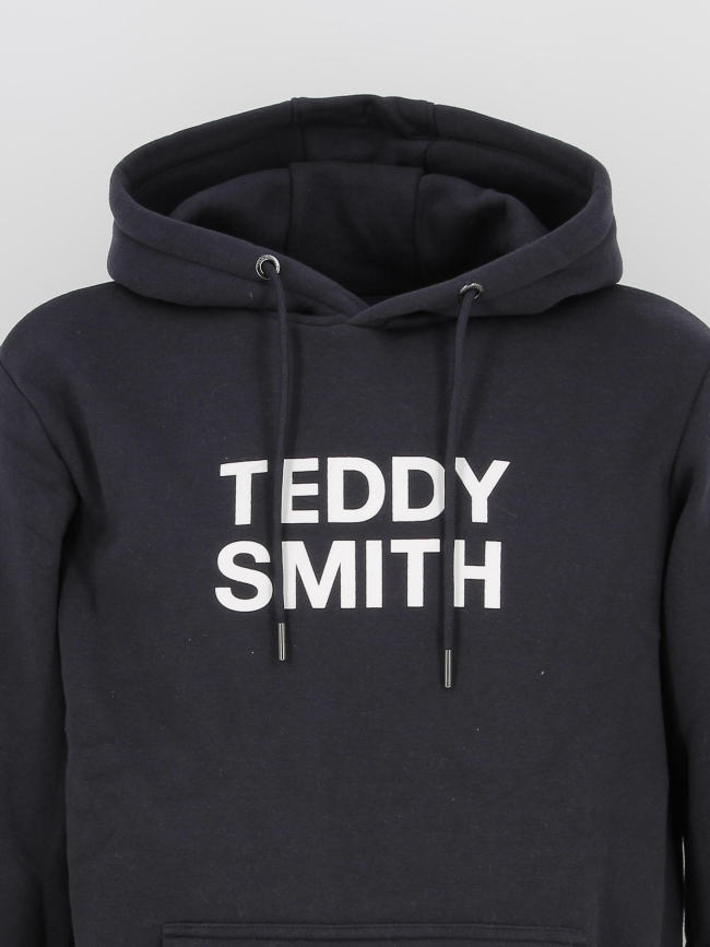 Sweat à capuche siclass bleu marine homme - Teddy Smith