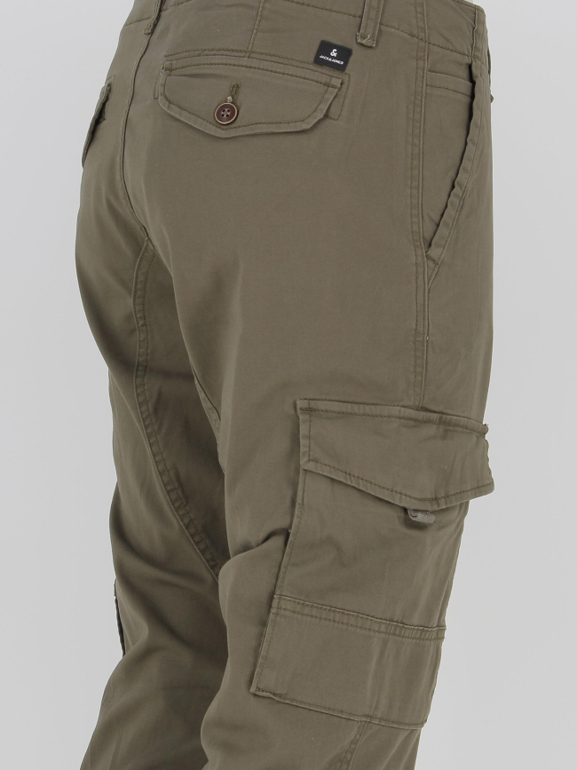 Pantalon cargo paul flake akm 542 kaki homme - Jack & Jones