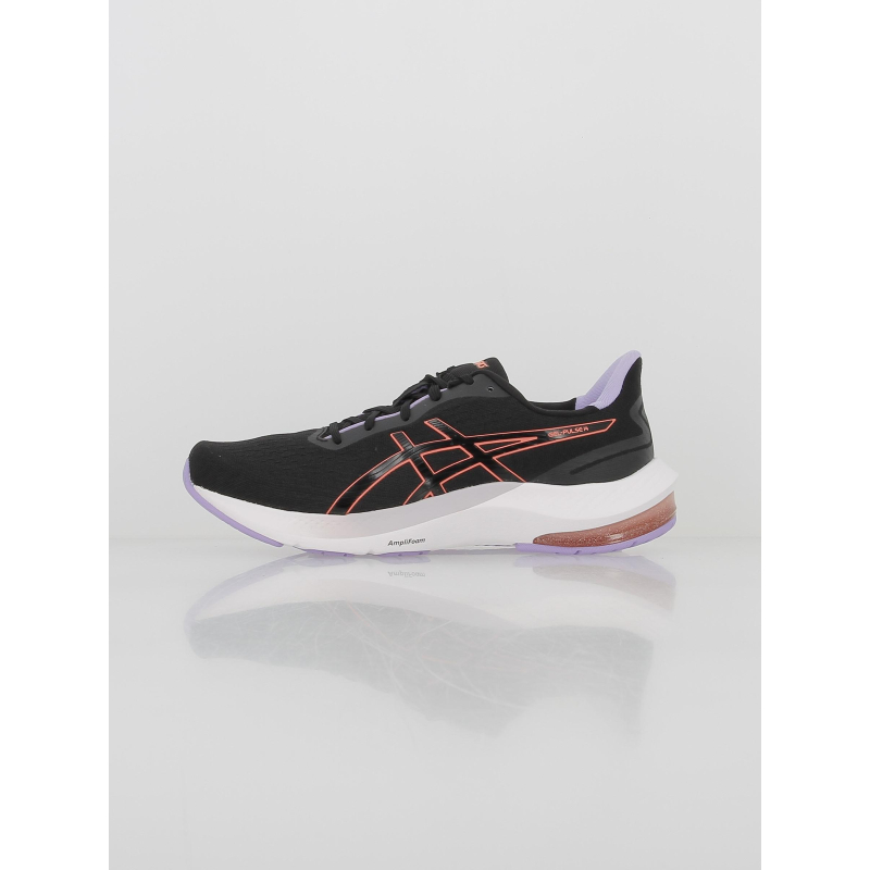 Chaussures de running gel pulse 14 noir/violet femme - Asics