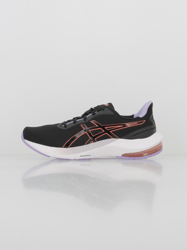 Chaussures de running gel pulse 14 noir/violet femme - Asics