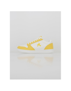 Baskets breakpoint blanc/jaune femme - Le Coq Sportif