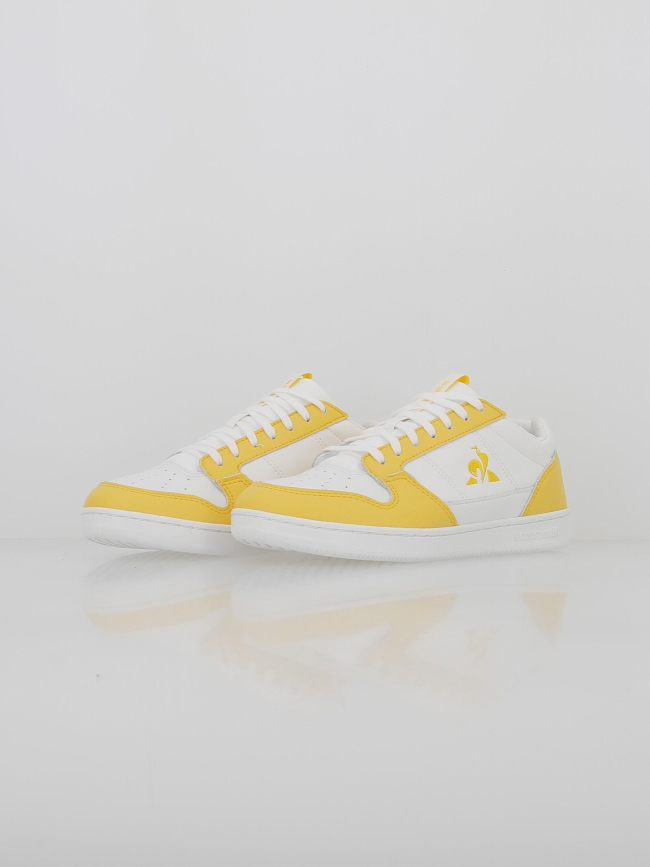 Baskets breakpoint blanc/jaune femme - Le Coq Sportif