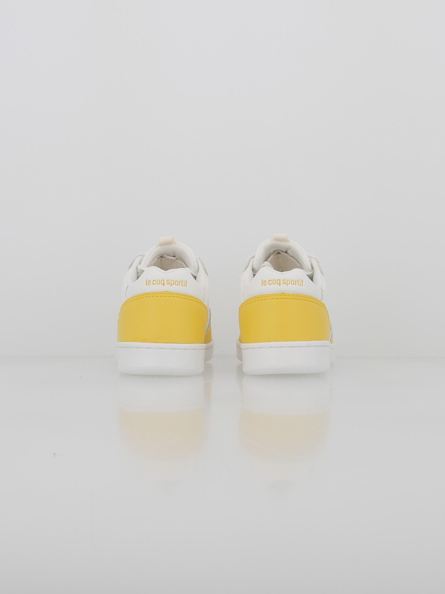 Baskets breakpoint blanc/jaune femme - Le Coq Sportif