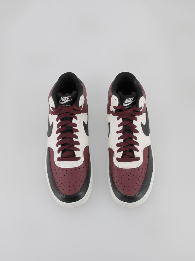 Baskets montantes court vision bordeaux homme - Nike